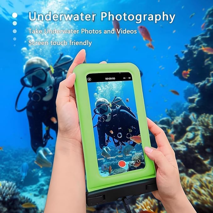 Floatable Soap Bubble Waterproof Phone Pouch Case - Image 4