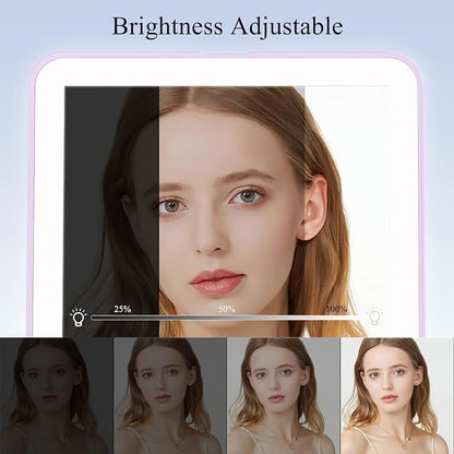FUNTOUCH Rechargeable Travel Makeup Mirror Lights, Portable 72 Led Lighted - Image 2