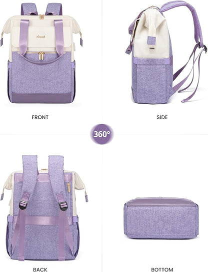 LOVEVOOK Laptop Backpack for Women, 15.6 Inch Work Laptop Bag - Image 9