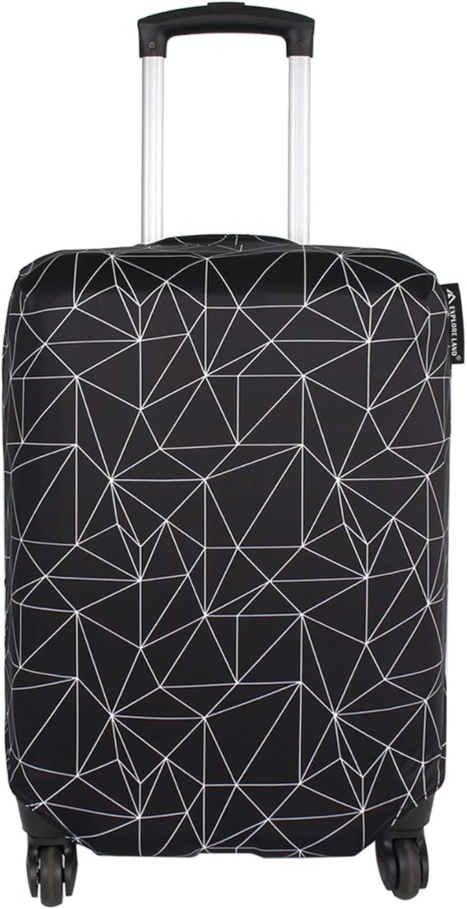Explore Land Travel Luggage Cover Suitcase Protector Fits 27-30 Inch Case by ExploreLand