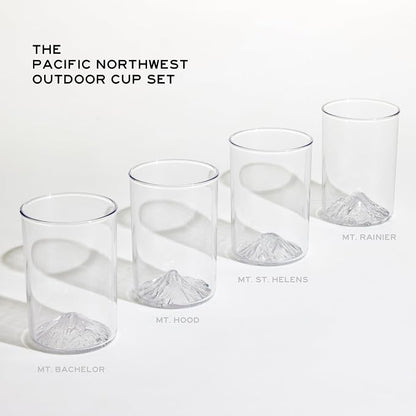 North Drinkware Pacific Northwest Unbreakable Outdoor Cup Set of 4. Featuring - Image 3