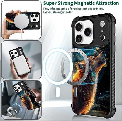 for iPhone 17 Pro Case, for MagSafe Graphic Design for Girl Boy Soft Silicone - Image 2