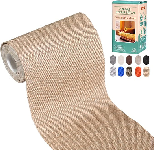 Canvas Repair Tape, Fabric Repair Patch, 4×70 Inches, Outdoor Gear Patch by Unknown