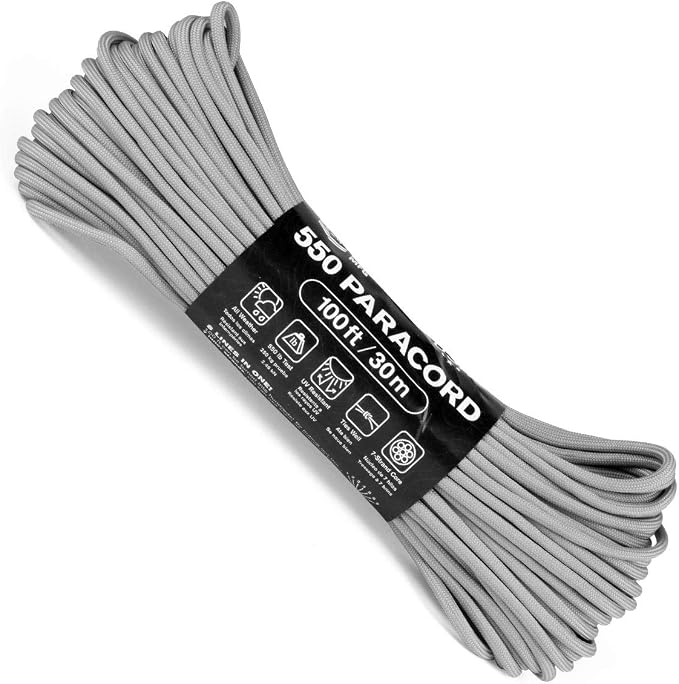 Atwood Rope MFG 550 Paracord 100 Feet 7-Strand Core Parachute Cord by AtwoodRopeMFG