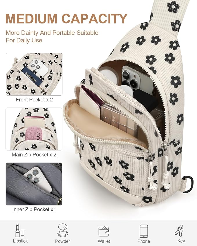 Capolo Sling Bag for Women Men Waterproof Crossbody Bags for Women Trendy - Image 4