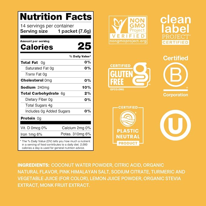 Cure Hydration | Plant-Based Electrolyte Drink Mix | No Added Sugar | - Image 3