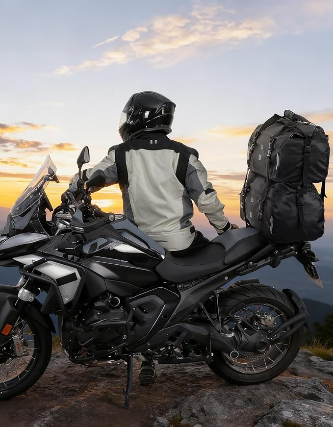 KEMIMOTO Waterproof Motorcycle Dry Bag – Duffle Tail Bag Soft Luggage, - Image 7