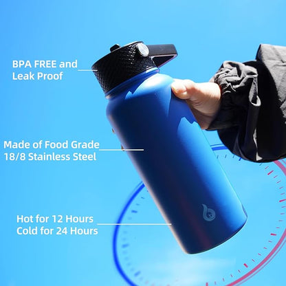 BJPKPK 40oz Stainless Steel Insulated Water Bottle - Image 5