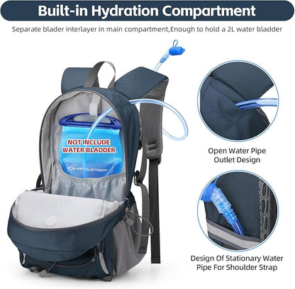 RealCool Hiking Backpack for Men Women, 30L Lightweight Waterproof Travel - Image 5