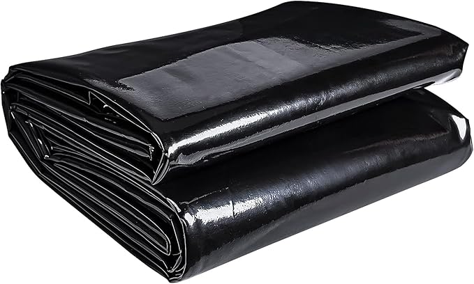 ToLanbbt Pond Liner 15 FT x 20 FT HDPE Pond Liners, 20 Mil UV Resistant by ToLanbbt