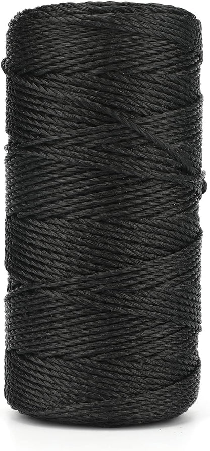 KINGLAKE 426 Feet Nylon Twine #36 Black Nylon String 2mm by KINGLAKE