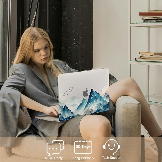 Hard Case for New MacBook Air 13 inch M2 M3 M4 2022 2024 2025 Release, 13.6" - Image 3