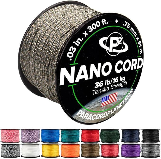 Paracord Planet Nano Cord –Lightweight Nylon Nano Paracord – Great by ParacordPlanet