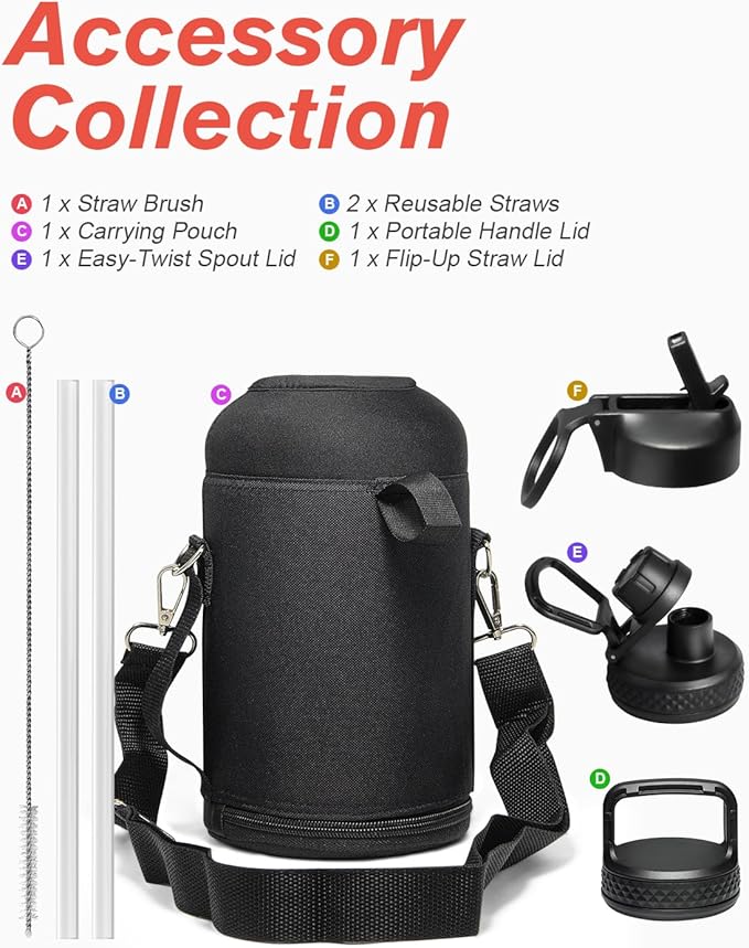 Half Gallon Water Bottle Insulated - Image 7