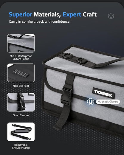Large Fishing Tackle Bag for Soft Plastic Baits Storage, Fishing Gear Organizer - Image 6