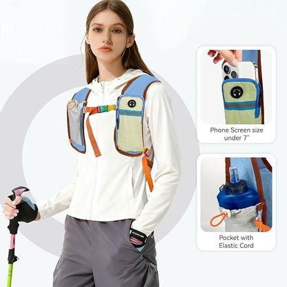Small Hiking Backpack Travel Daypack 15L Colorful Lightweight Packable Foldable - Image 2