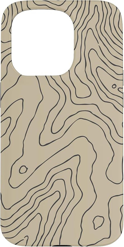 Coyote Country Guide Lines Topographical Contour Map Case by Unknown