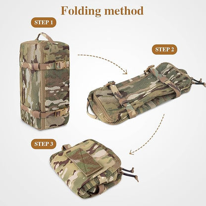 PETAC GEAR 3 PCS Tactical Modular Packing Cubes, Large Capacity Mesh Storage Bag - Image 4