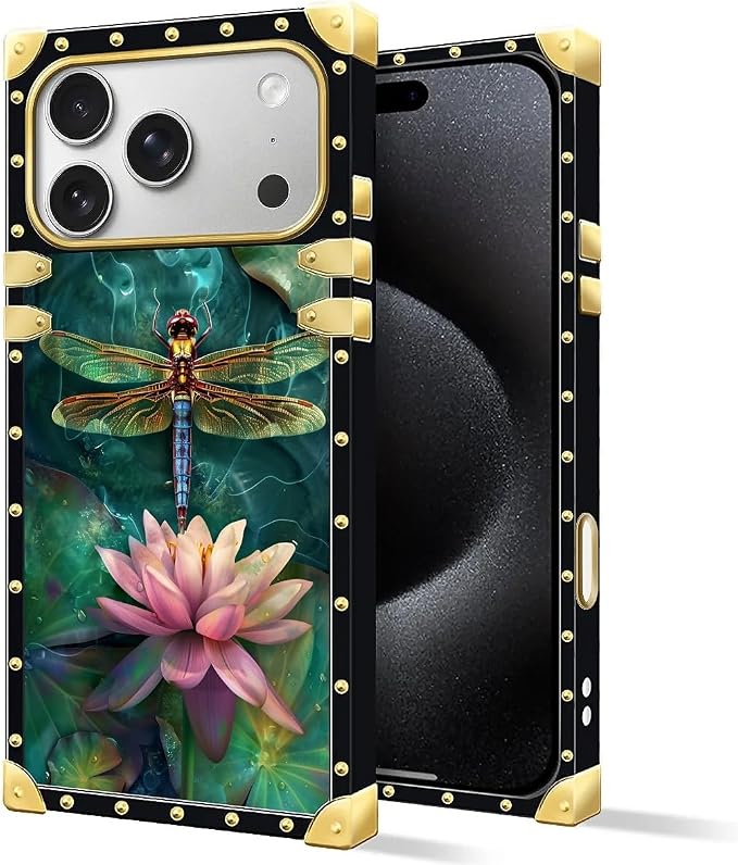 for iPhone 17 Pro Max Case Luxury Golden Decoration - Image 2