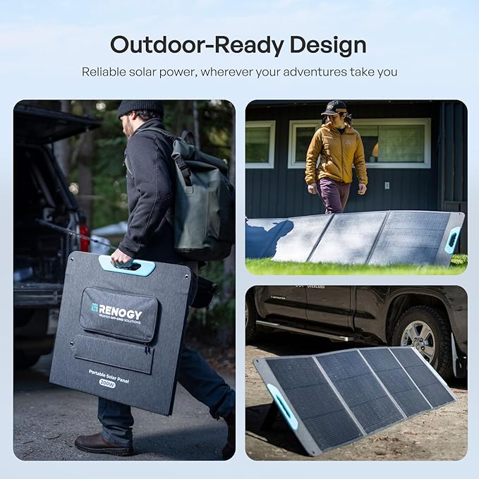 Renogy 200W Portable Solar Panel, IP65 Waterproof Foldable Solar Panel Power - Image 7