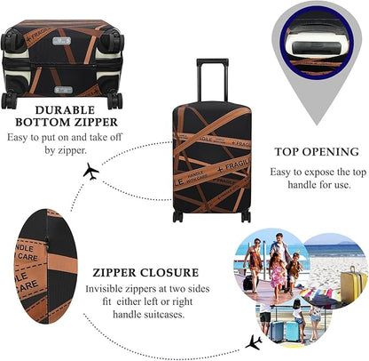 Explore Land Travel Luggage Cover Suitcase Protector Fits 23-26 Inch Case - Image 3