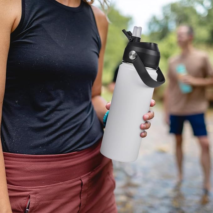 Fijinhom 24oz Insulated Stainless Steel Water Bottle, Wide Mouth Double Wall - Image 7