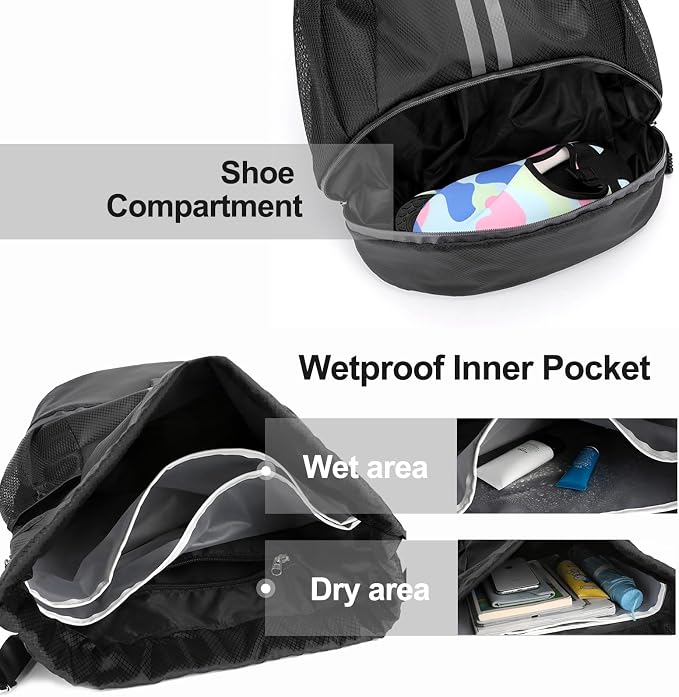 Hoedia Sports Drawstring Backpack - Image 2