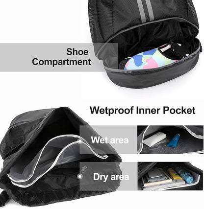 Hoedia Sports Drawstring Backpack - Image 2