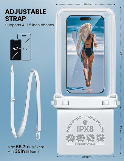 Lamicall Double Bag Waterproof Phone Pouch - Image 6