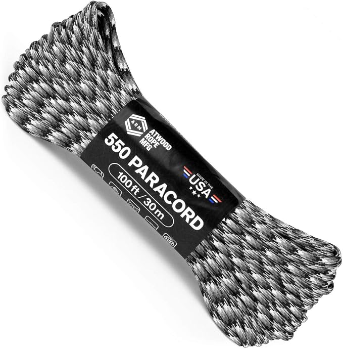 Atwood Rope MFG 550 Paracord 100 Feet 7-Strand Core Nylon Parachute Cord by AtwoodRopeMFG