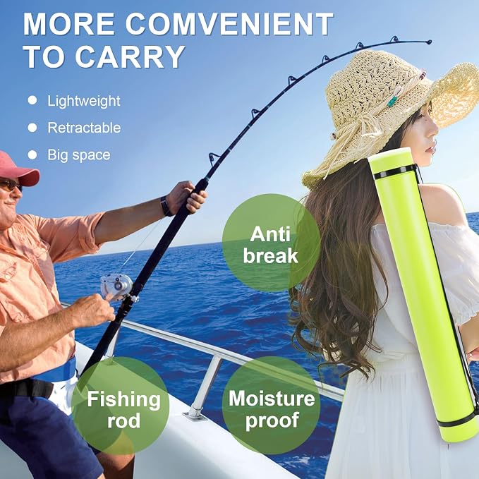 DEWEL Poster Tube, Waterproof Poster Holder Plastic Expandable - Image 7