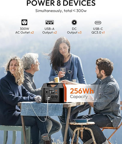 Solar Powered Generator, 300W Portable Power Station - Image 4