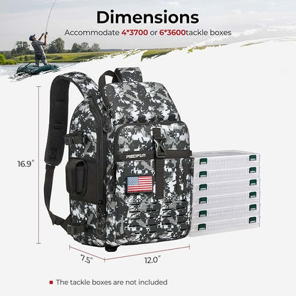 Piscifun Fishing Tackle Backpack - Image 6