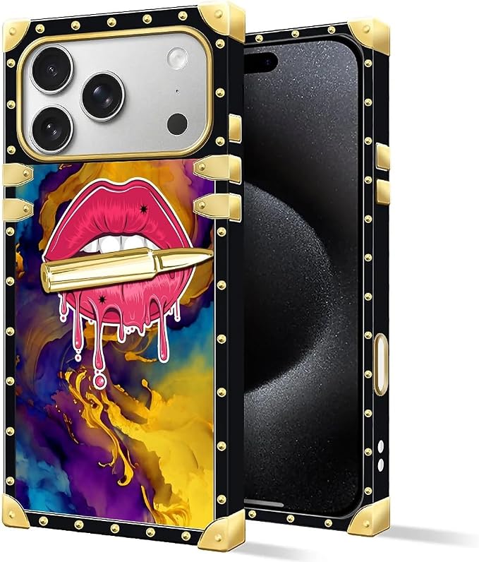 for iPhone 17 Pro Case Luxury Golden Decoration - Image 2