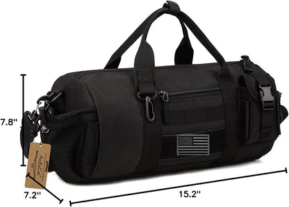 ArcEnCiel Small Tactical Duffle Bag Men Gym Pack Military Molle Shoulder Bags - Image 9