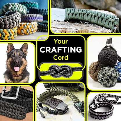 TECEUM 5/32" Paracord Rope 1000 – 1000ft / 200ft / 100ft / 50ft – Tactical - Image 4