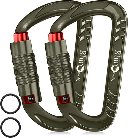 Rhino Produxs 12kN Heavy Duty Carabiner Clips, by Rhino+Produxs