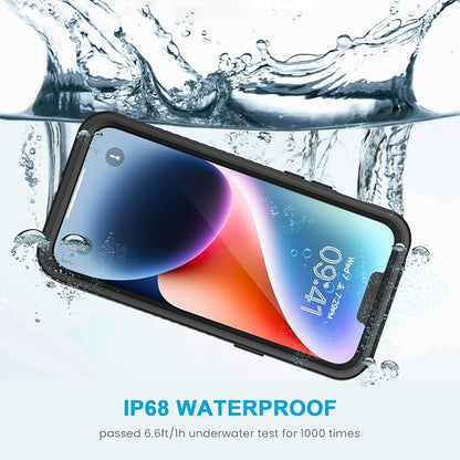 Lanhiem for iPhone 14 Case, IP68 Waterproof Dustproof - Image 2