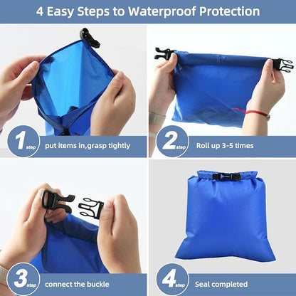 6PCS Dry Bags Waterproof, Lightweight Dry Bags - Image 3