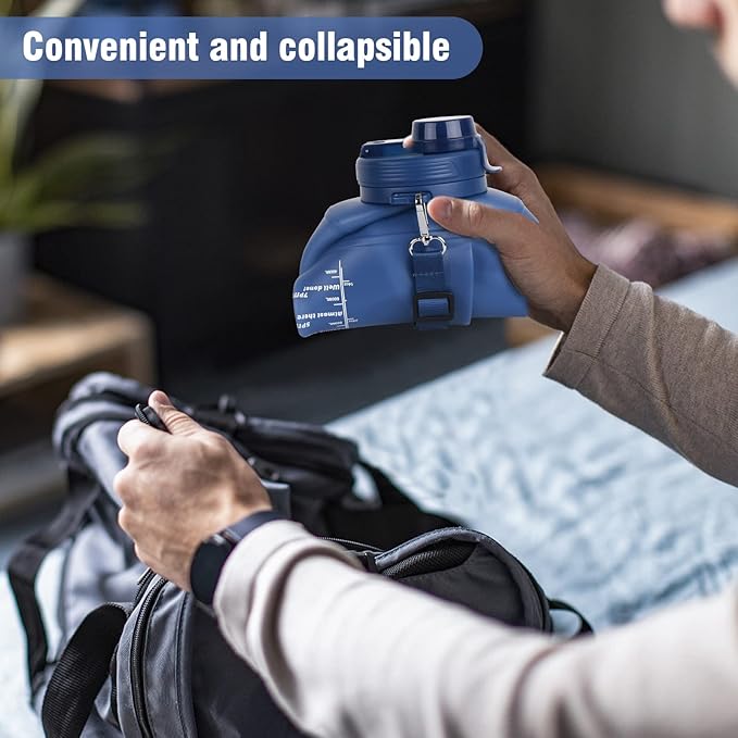 Collapsible Water Bottles, 2L/64OZ travel water bottle Bottle - Image 3