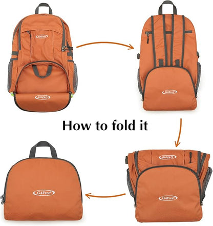 G4Free 40L Lightweight Packable Hiking Backpack, Waterproof Travel Daypack - Image 6