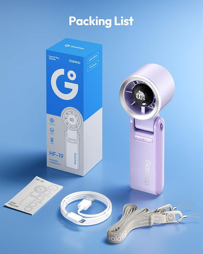Gaiatop Portable Handheld Turbo Fan, 15 Hrs Cooling, 180° Foldable 4-in-1 Hand - Image 8