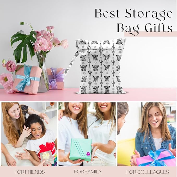 Waterproof Wet Bag for Swimsuit, Travel Beach Wet Dry Bag, Hidden Zipper - Image 6