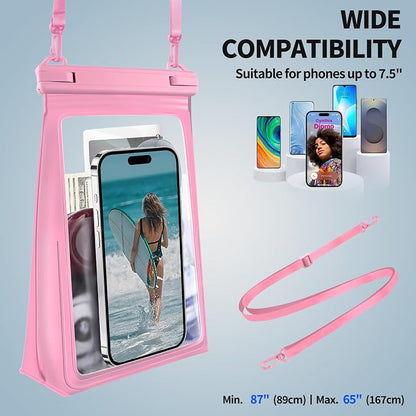 PEDVSTY Large Waterproof Phone Pouch, Cell Phone Dry Bag - Image 5