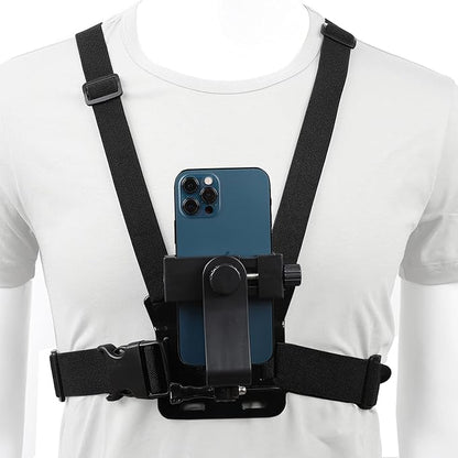 PellKing Mobile Phone Chest Mount Harness Strap Holder Cell Phone Clip Action by PellKing