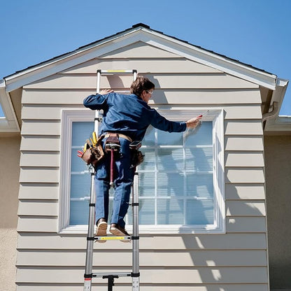 BOCOM 14.5 FT Aluminum Telescoping Ladder, Lightweight Multi-Purpose - Image 7