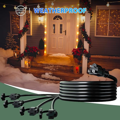 K KASONIC - 31FT Christmas Lights Outdoor Extension Cord - Image 7