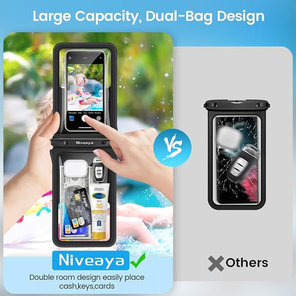 Niveaya Double Space Waterproof Phone Pouch - Image 8
