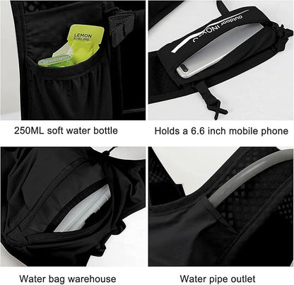 INOXTO Running Hydration Vest Backpack, Lightweight Insulated Pack - Image 4