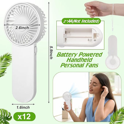 Sumind 160 Pcs Small Personal Portable Fan Mini Handheld Bulk 1 Speed Electric - Image 2